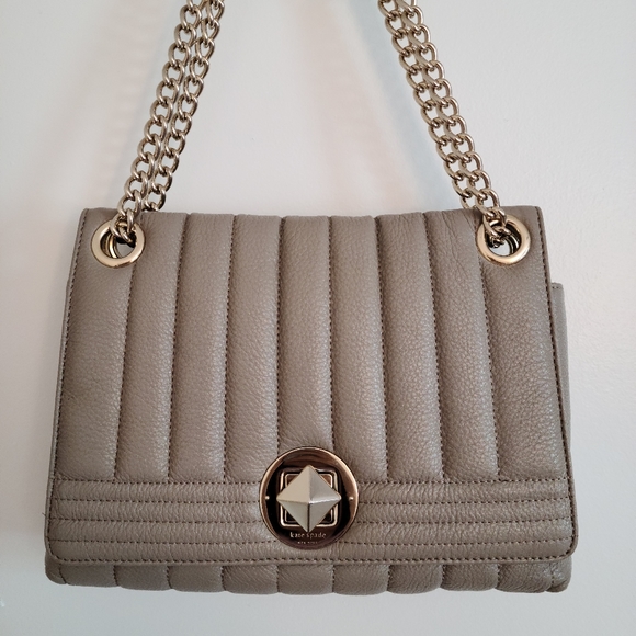 Kate Spade Gold Coast Beige Leather Bag - Picture 1 of 16